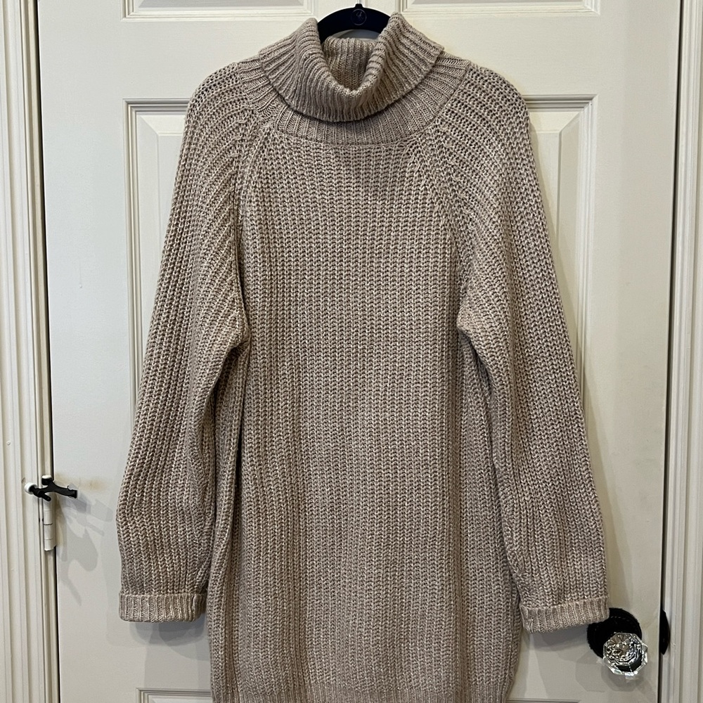 SHEIN Sweater Dress in Tan - Size M